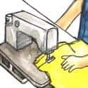 缝衣服 sewing clothes