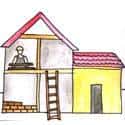 建造房屋 build houses
