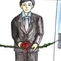 剪彩 cut the ribbon