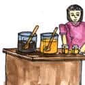卖冰水 selling drinks