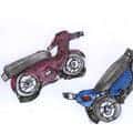 电单车相撞 motorcycles crashed