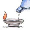 添油灯 fill oil lamp