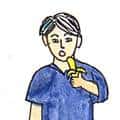 吃香蕉 eat banana