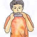 吹口琴 play harmonica