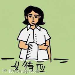 女侍 waitress