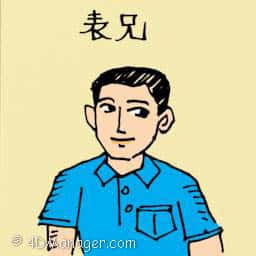 表兄 elder cousin brother