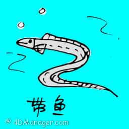 带鱼 ribbon fish