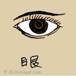 眼 eye