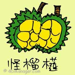 怪榴莲 weird durian