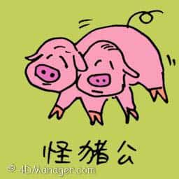 怪猪仔 two headed pig