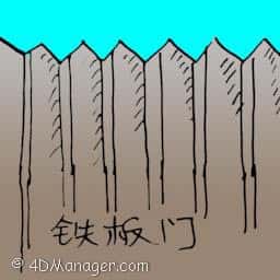 铁板门 iron gate