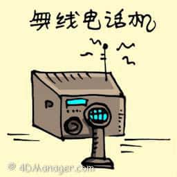 无线电话机 cordless phone