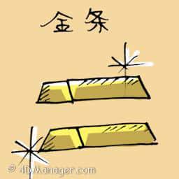 金条 gold bar