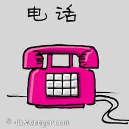 电话 house telephone