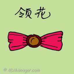 领花 bow tie