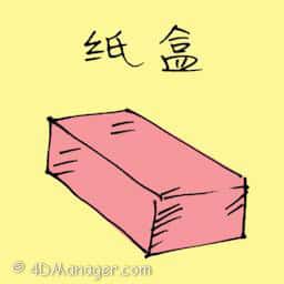 纸盒 tissue box