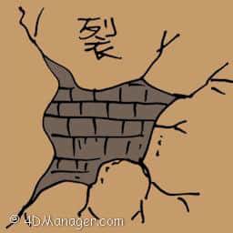 裂痕 wall crack