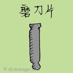 磨刀片 knife sharpener