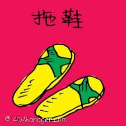 拖鞋 slipper