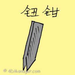 钮钳 pincer