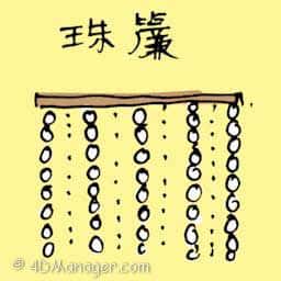 珠帘 marble curtain
