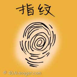 指纹 finger print