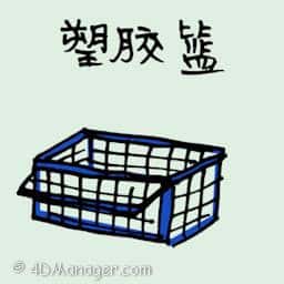 塑胶篮 plastic basket