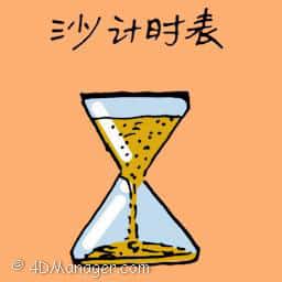沙漏,沙计时表 hourglass