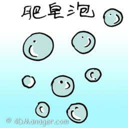 皂泡,泡沫 soap bubble