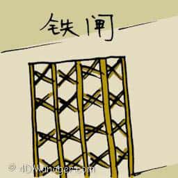 铁闸 main gate