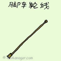 脚轮线 bicycle wheel string