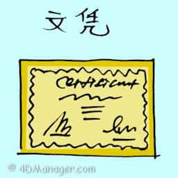 文凭 certificate