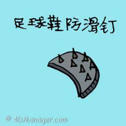 足球鞋防滑钉 soccer shoe cleats