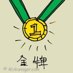 金盾 champion medal