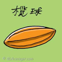 橄球 rugby ball