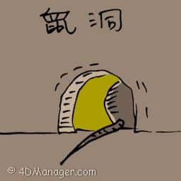 鼠洞 mouse hole
