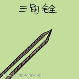 三角锉 triangle engravers