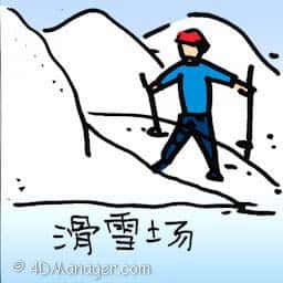 滑雪场 ski resort