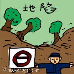 地陷 subsidence