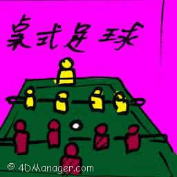 桌式足球 foosball