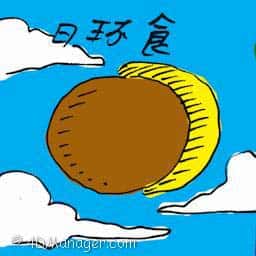 日环食 annular eclipse