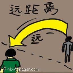 远距离 long distance
