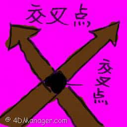 交叉点 crosspoint