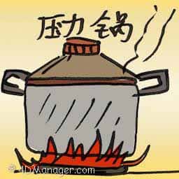 压力锅 pressure cooker
