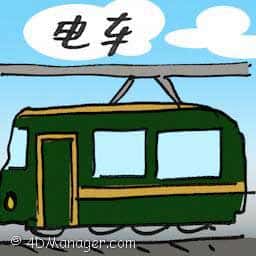 有轨电车 tram