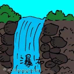 瀑布 waterfall