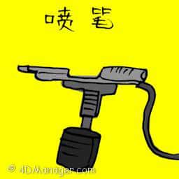 喉笔 air brush