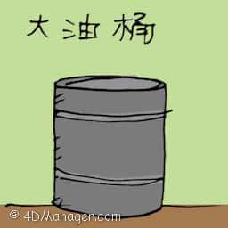 大油桶 oil drum