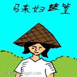 马来妇笠 conical asian hat / rice farmer hat