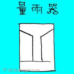 量雨器 rain gauge